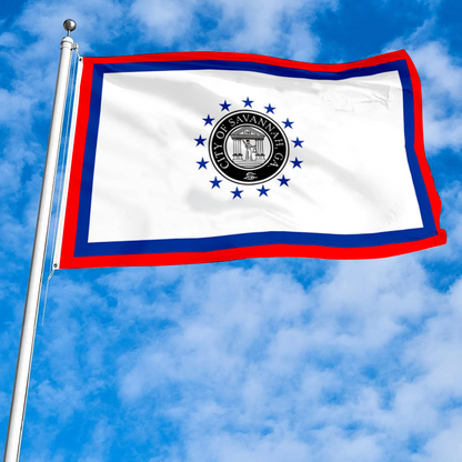 Fyon Savannah, Georgia flag  Banner