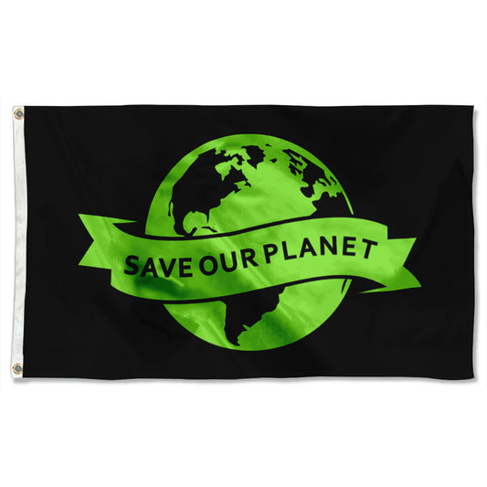 Fyon Save our planet Flag Banner
