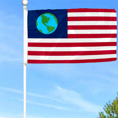 Fyon Save the earth Flag Indoor and Outdoor Banner