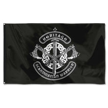 Fyon Scandinavian Warrior Viking Flag Indoor and outdoor banner