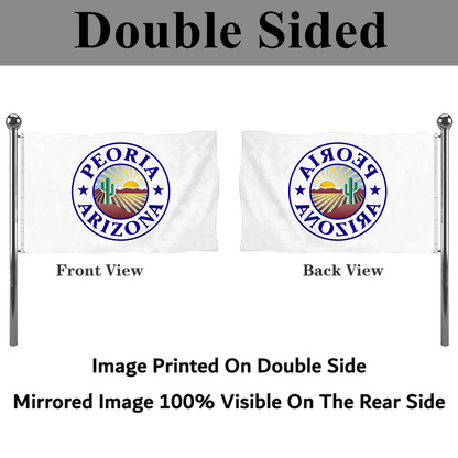 Fyon Seal of Peoria, Arizona Flag Banner