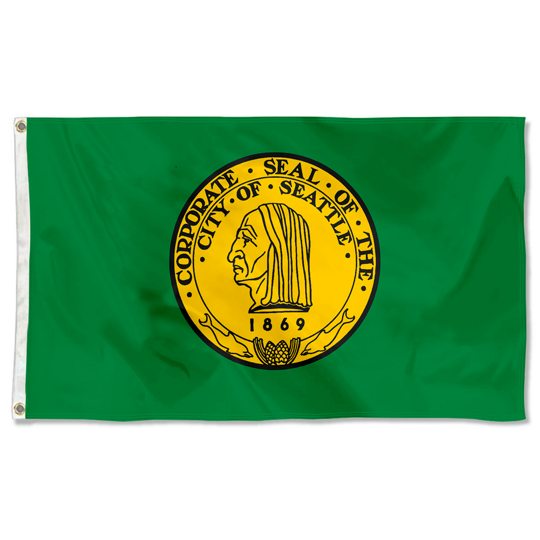 Fyon Seattle, Washington flag(1943–1963)  Banner