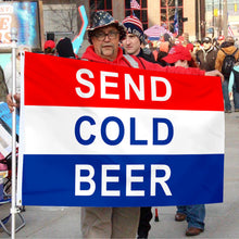 Fyon Send Cold Beer Flag Indoor and outdoor banner