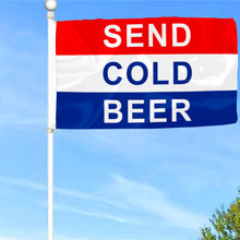 Fyon Send Cold Beer Flag Indoor and outdoor banner