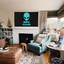 Fyon Send Nudes Aliens Flag Indoor and outdoor banner