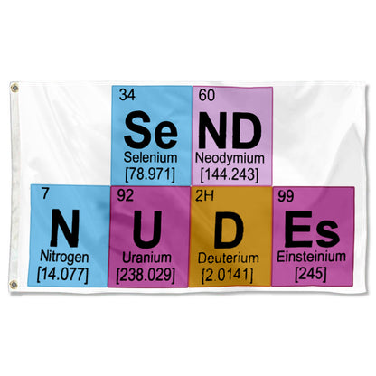 Fyon SeND NUDEs Flag Indoor and outdoor banner