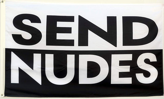 Fyon Send Nudes Flag Banner