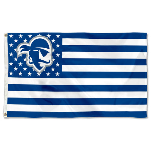 Fyon Seton Hall Pirates Stars and Stripes Flag Banner