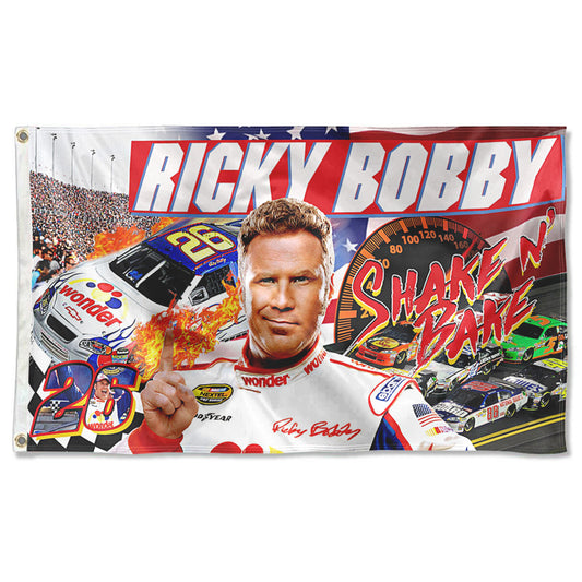 Fyon Shake N' Bake ricky bobby flag Banner