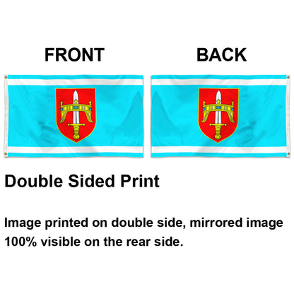 Fyon Šibenik-Knin, Croatia Flag Indoor and outdoor banner