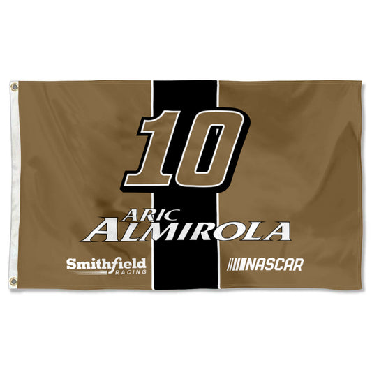 Fyon Smithfileds racing Aric Almirola #10 Flag Banner