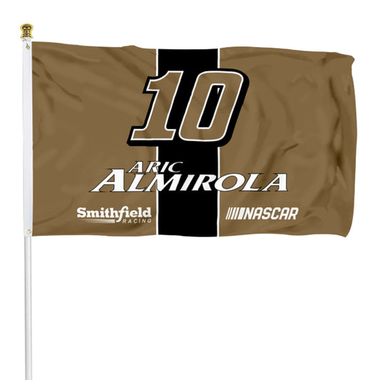 Fyon Smithfileds racing Aric Almirola #10 Flag Banner