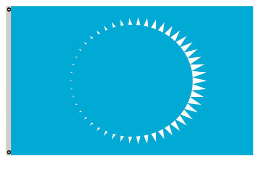 Solar eclipse flag for the Earth  Earth depicting a solar eclipse banner landscape flag