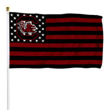 Fyon South Carolina Gamecocks Stars and Stripes Flag Banner