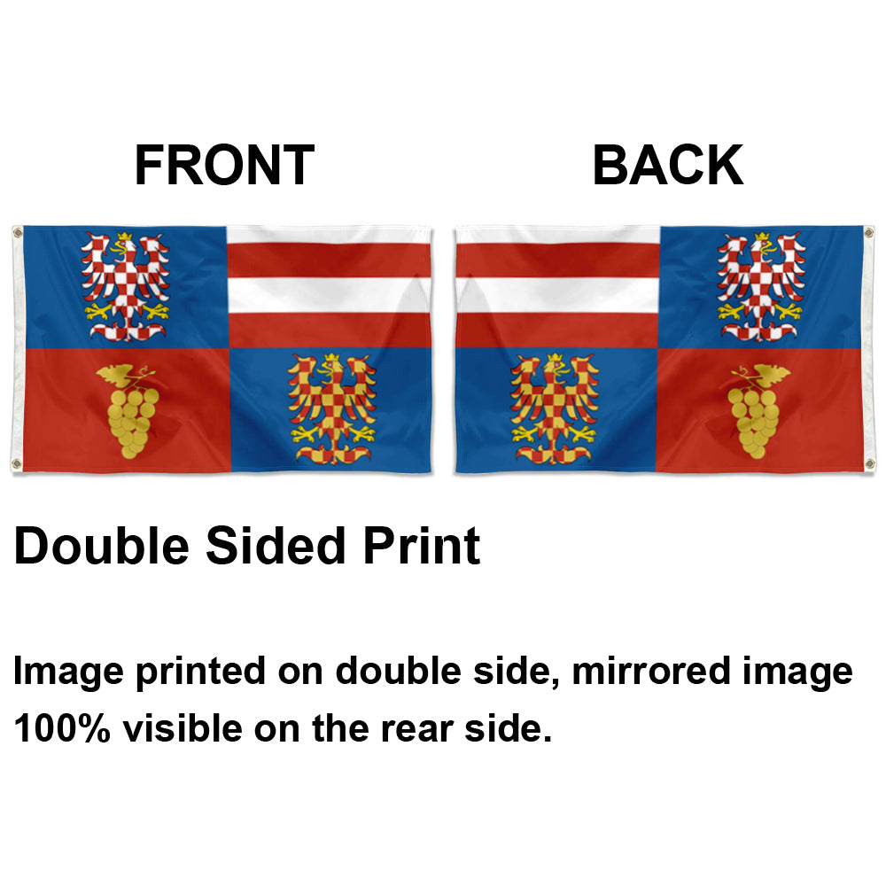 Fyon South Moravian Region, Czechia Flag Indoor and outdoor banner