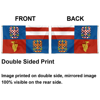 Fyon South Moravian Region, Czechia Flag Indoor and outdoor banner