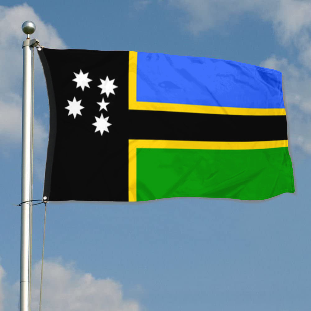 Fyon South Sea Islanders Flag Indoor and outdoor banner