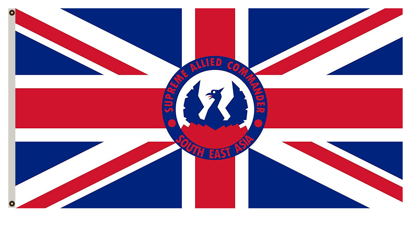 Fyon South East Asia Command flag banner
