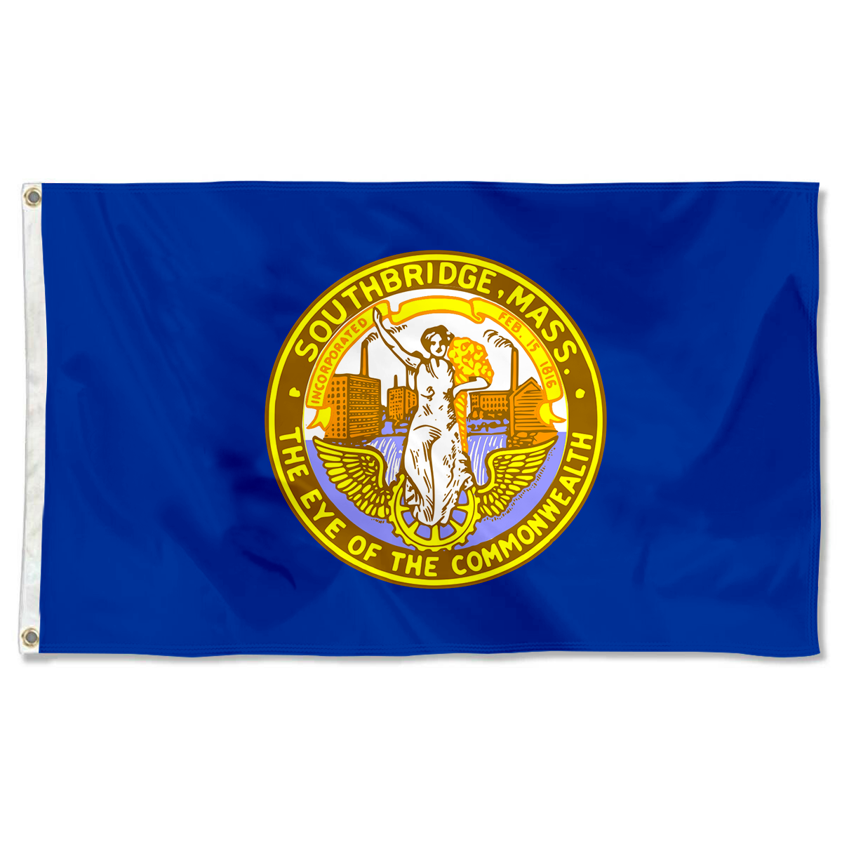 Fyon Southbridge, Massachusetts flag  Banner