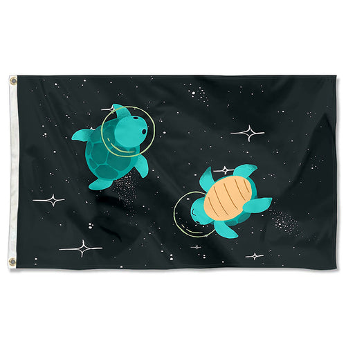 Fyon Space Turtles Funny Flag  Indoor and outdoor banner