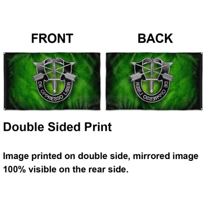 Fyon Special Forces Flag Green  Indoor and outdoor banner