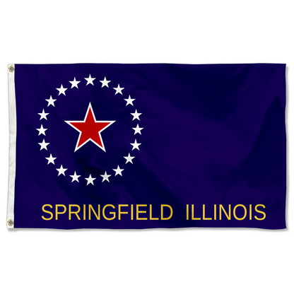 Fyon Springfield, Illinois flag  Banner