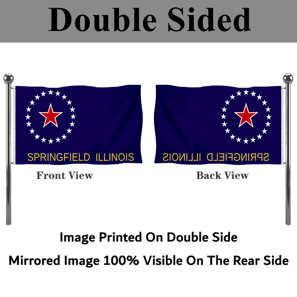 Fyon Springfield, Illinois flag  Banner