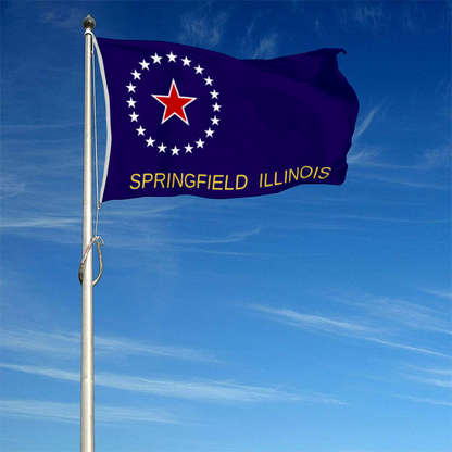 Fyon Springfield, Illinois flag  Banner