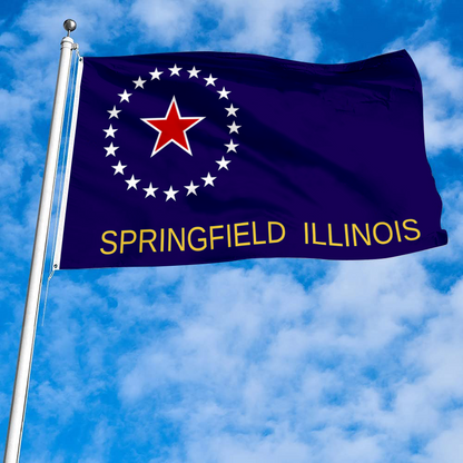 Fyon Springfield, Illinois flag  Banner