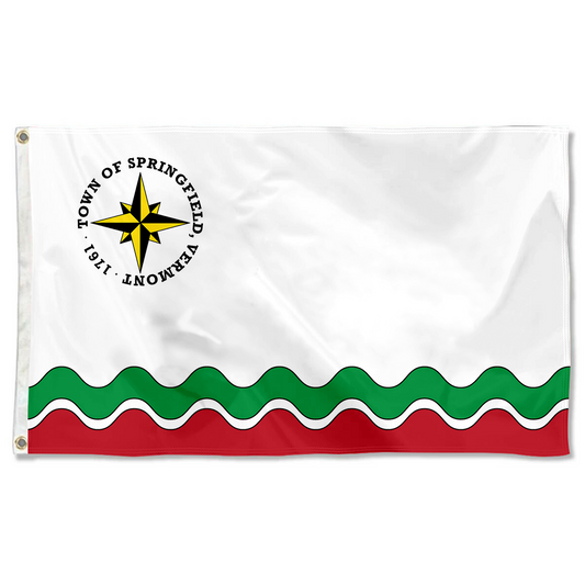 Fyon Springfield, Vermont flag  Banner