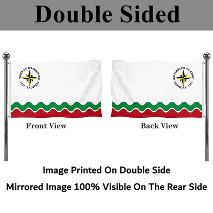 Fyon Springfield, Vermont flag  Banner