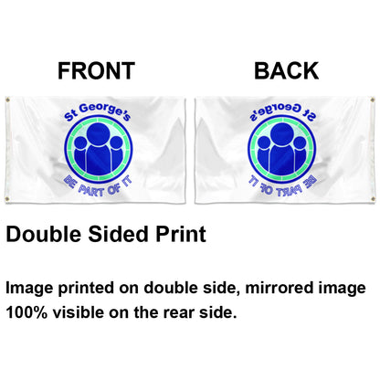 Fyon St Georges, Antigua & Barbuda Flag Indoor and outdoor banner