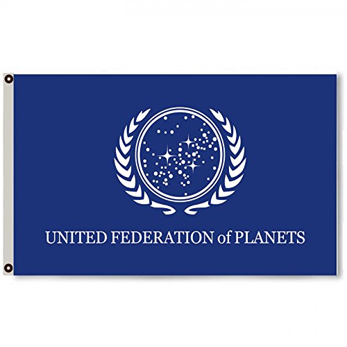 Fyon Star Trek Federation of Planets Flag Banner