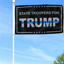 Fyon State Troopers For Trump USA Flag Banner