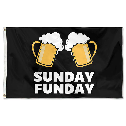 Fyon Sunday Funday Beer Flag Indoor and Outdoor Banner