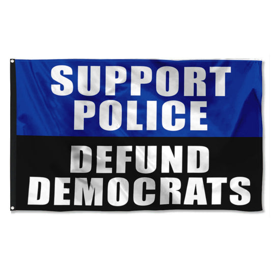 Fyon Support Police Defund Desantis Flag Indoor and Outdoor Banner