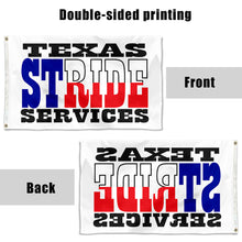 Fyon TEXAS STRIDE SERVICES Flag Indoor and outdoor banner