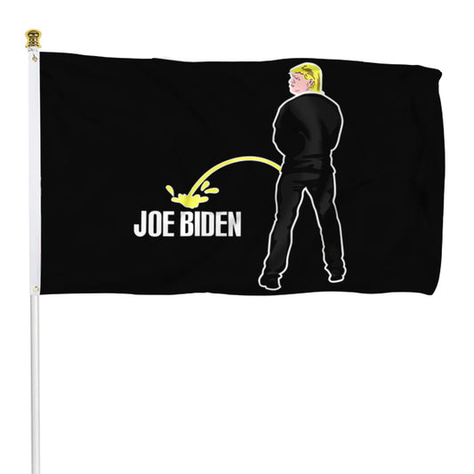 Fyon TRUMP PISS ON JOE BIDEN HARRIS Flag Banner