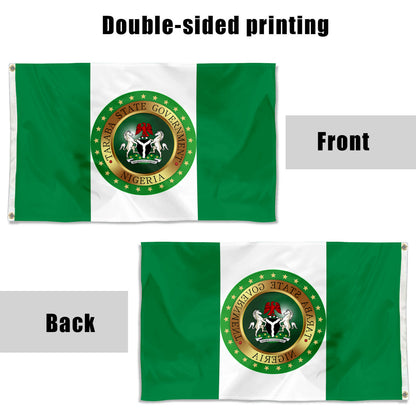Fyon Taraba State, Nigeria flag Indoor and outdoor banner