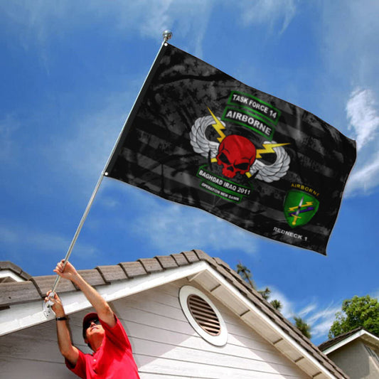 Fyon Task Force 24th Subdued Star & Stripes Flag  Indoor and outdoor banner