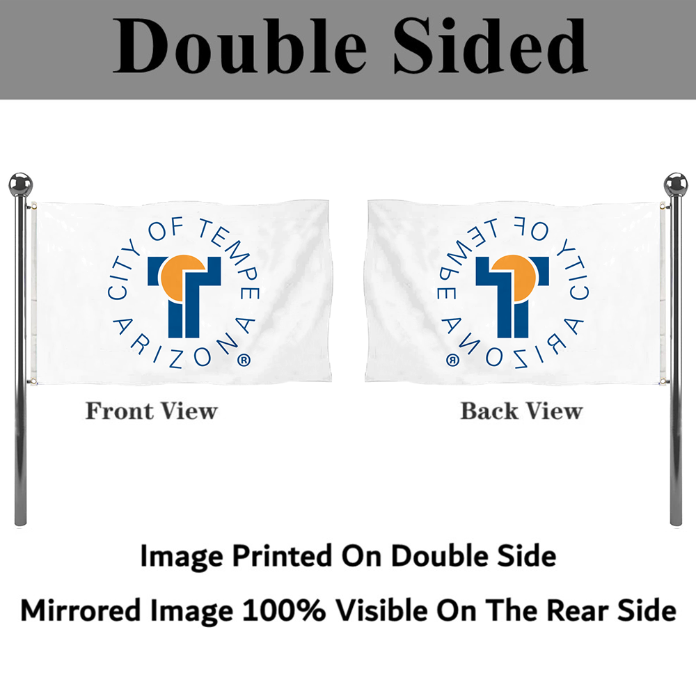 Fyon Tempe, Arizona official seal Flag Banner