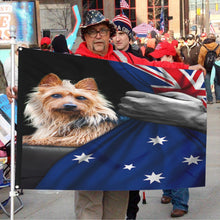 Fyon Terrier Dog Lover Australian Flag 41401 Indoor and outdoor banner