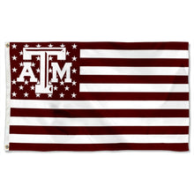 Fyon Texas A&M Aggies Stars and Stripes Flag Banner