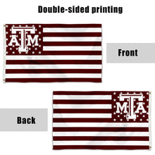 Fyon Texas A&M Aggies Stars and Stripes Flag Banner