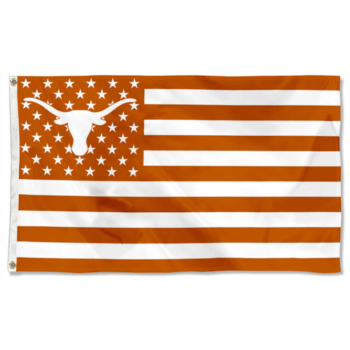 Fyon Texas Longhorn Stars and Stripes Flag Banner