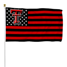 Fyon Texas Tech Red Raiders Stars and Stripes Flag Banner