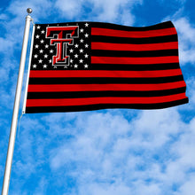 Fyon Texas Tech Red Raiders Stars and Stripes Flag Banner