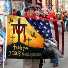 Fyon Thank You Jesus For Everything and Everyone Flag 41314 Indoor and outdoor banner