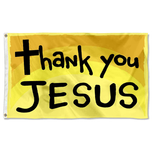 Fyon Thank you JESUS Flag Banner