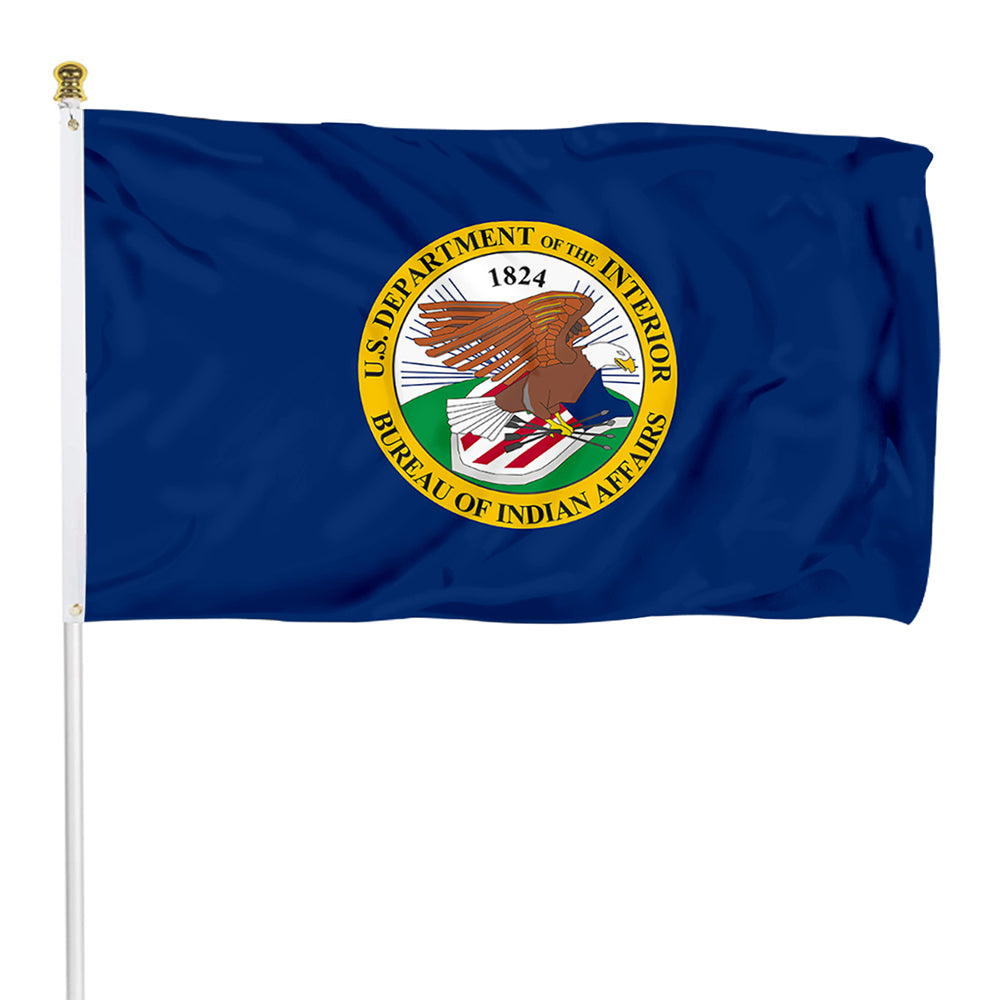 Fyon The Bureau of Indian Affairs Flag  Indoor and Outdoor Banner